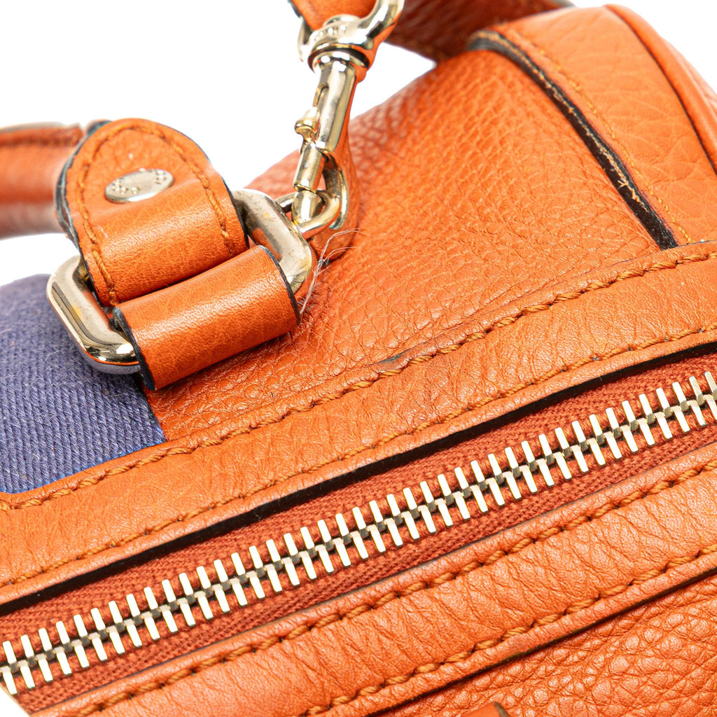 Gucci Small Leather Web Joy Boston Bag