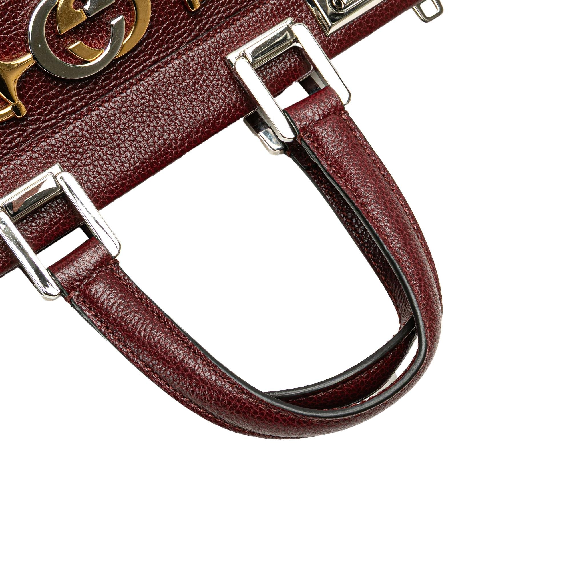 Gucci Small Leather Zumi Satchel