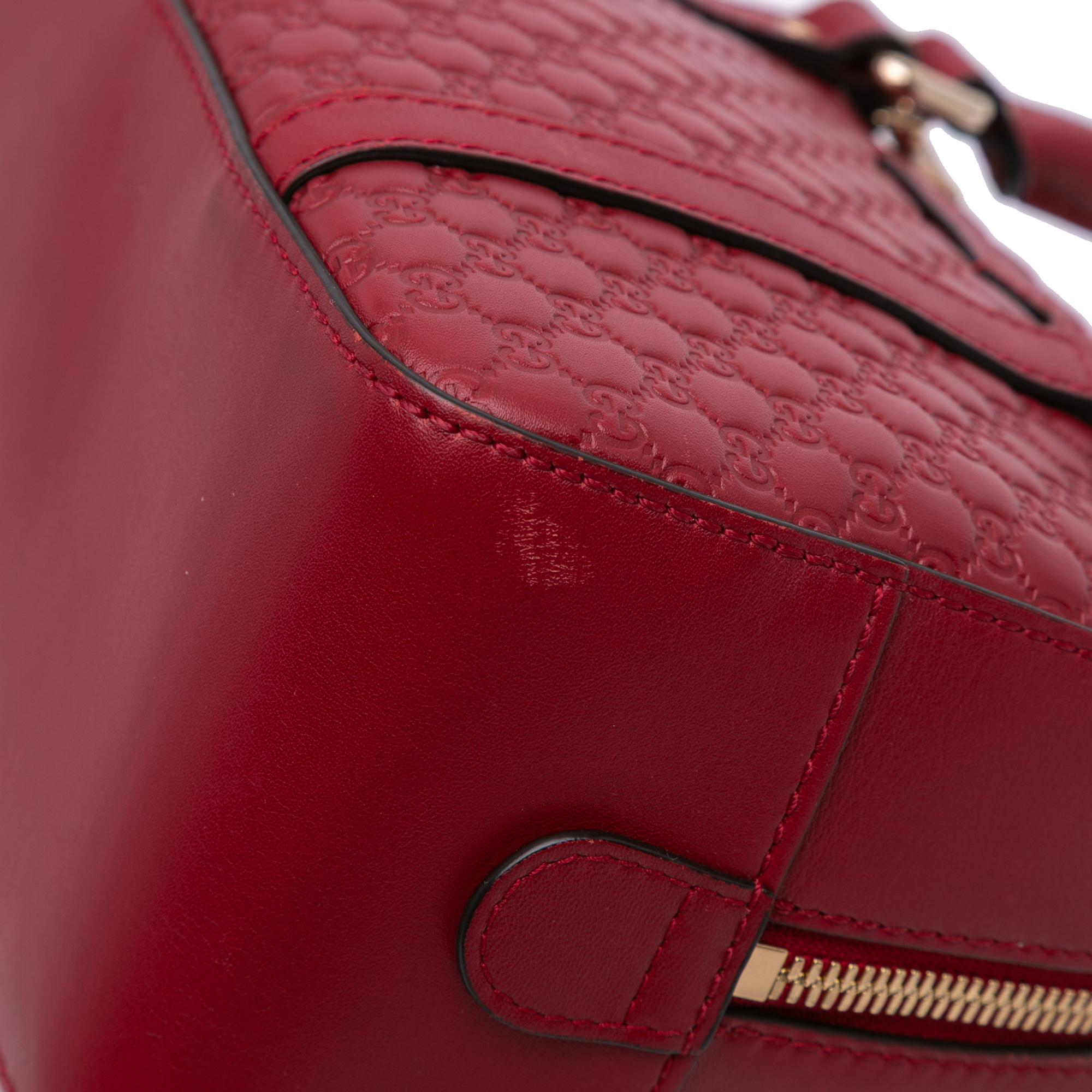 Gucci Small Microguccissima Bree Satchel