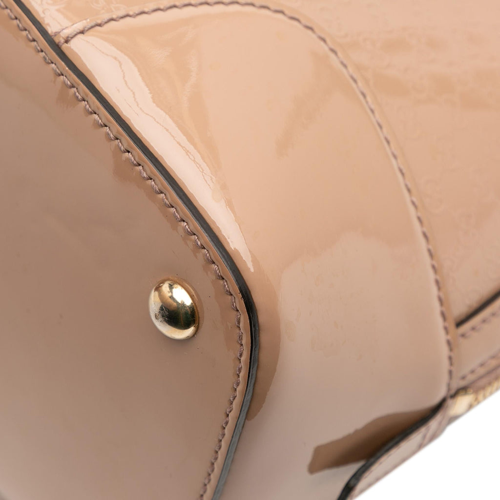 Gucci Small Microguccissima Patent Nice Satchel