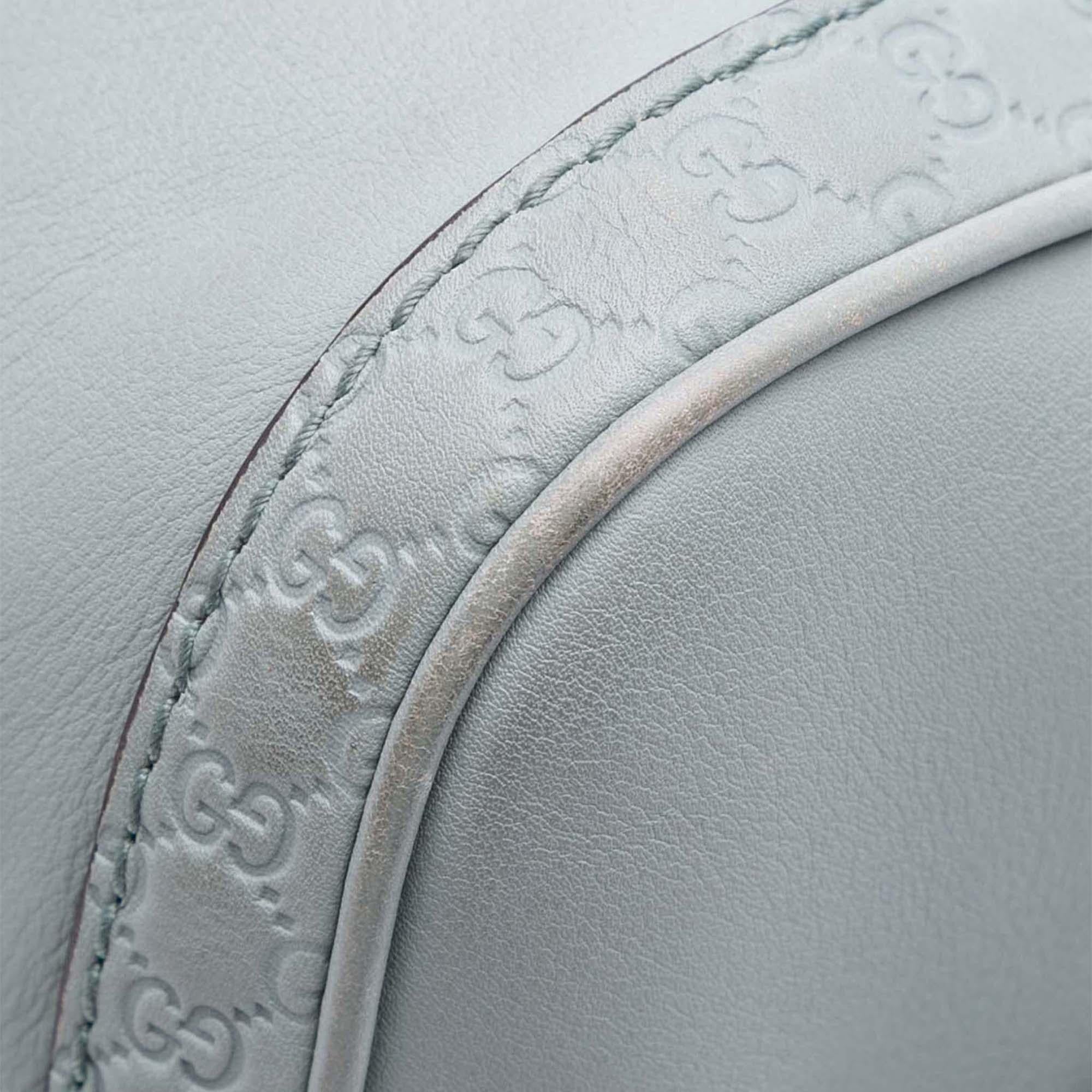 Gucci Small Microguccissima Trimmed Leather Joy Boston Bag