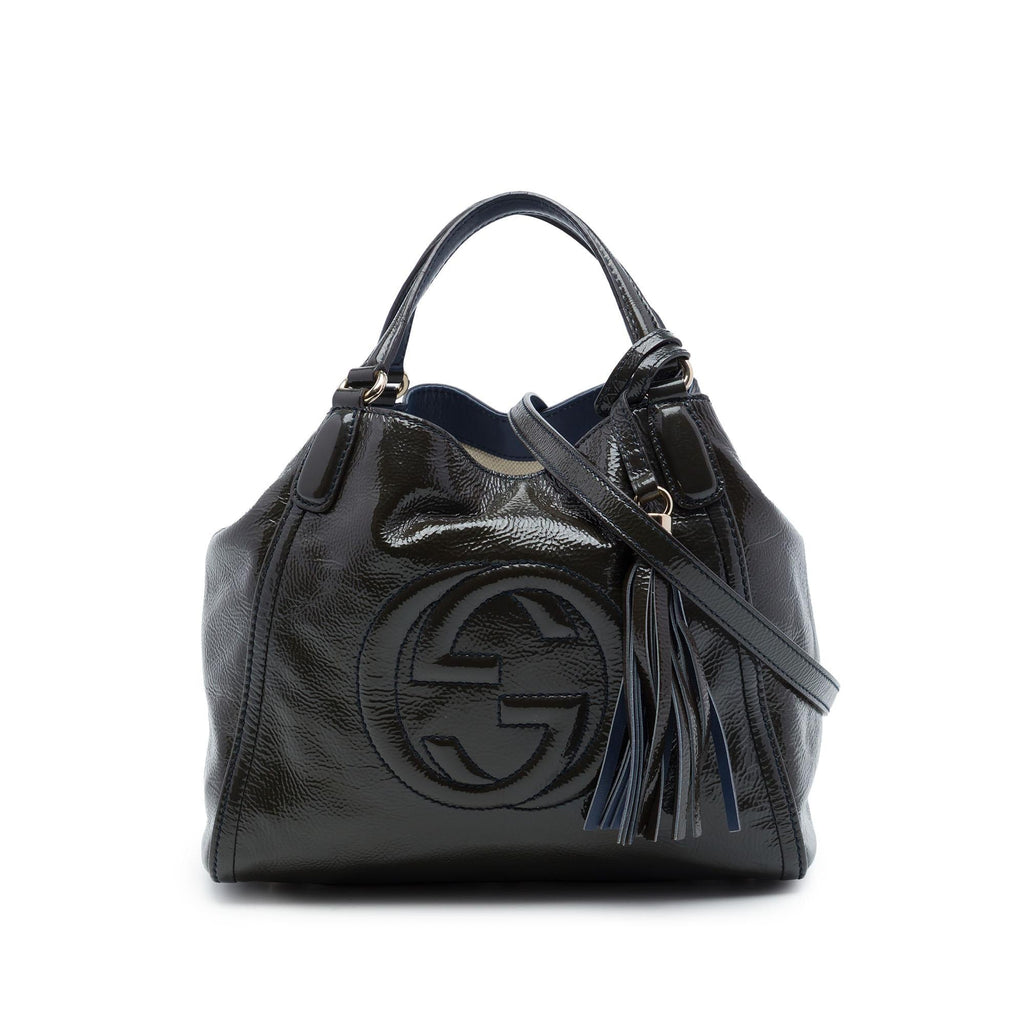 Gucci Small Patent Soho Satchel