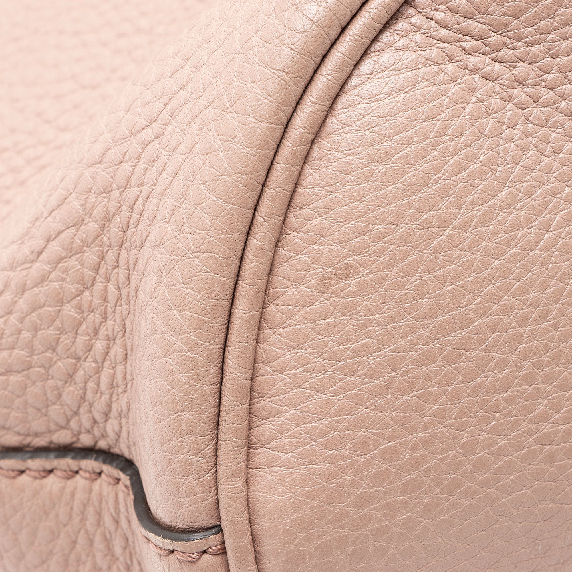Gucci Small Pebbled Calfskin Soho Drawstring Backpack