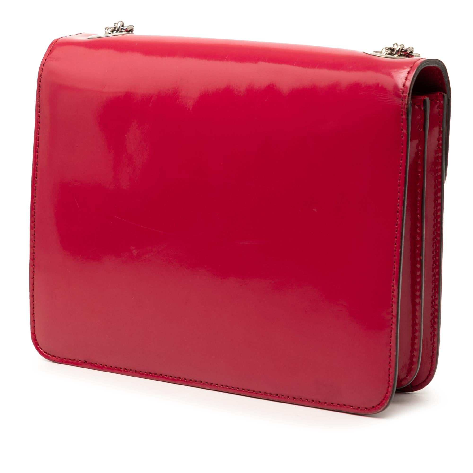 Gucci Small Polished Calfskin Interlocking G Dollar Crossbody