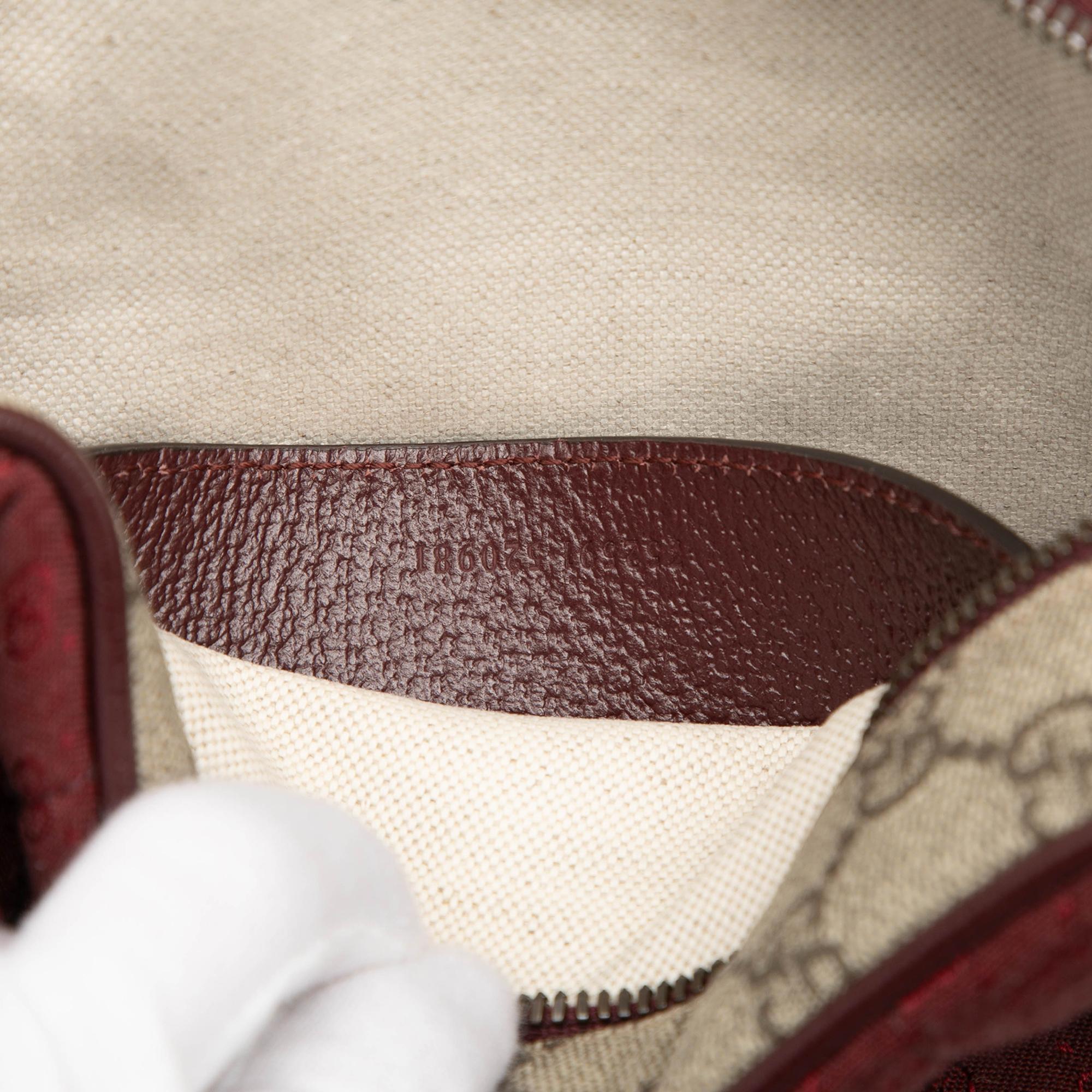 Gucci Small Quilted Mini GG Canvas and GG Supreme Double G Crossbody