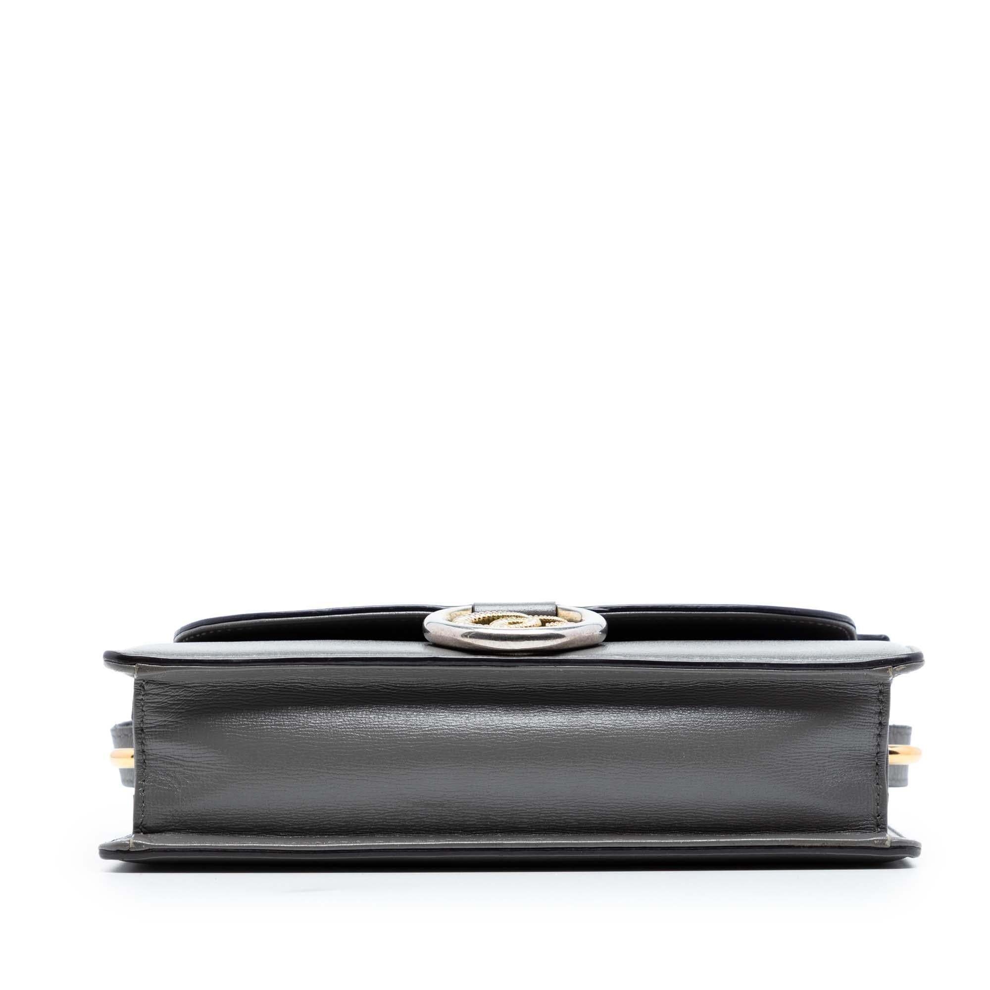 Gucci Small Textured Calfskin GG Ring Torchon Crossbody
