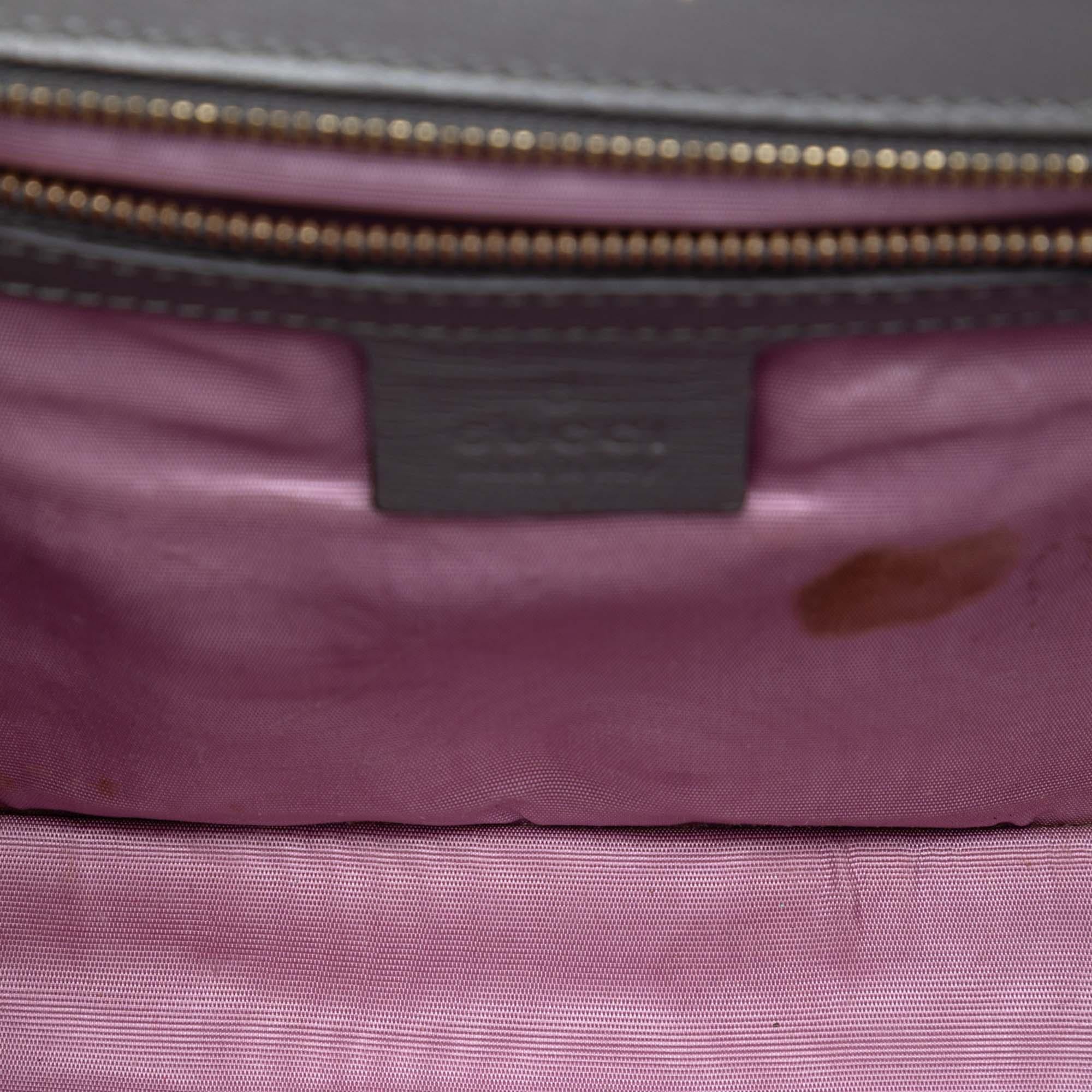 Gucci Small Textured Calfskin GG Ring Torchon Crossbody