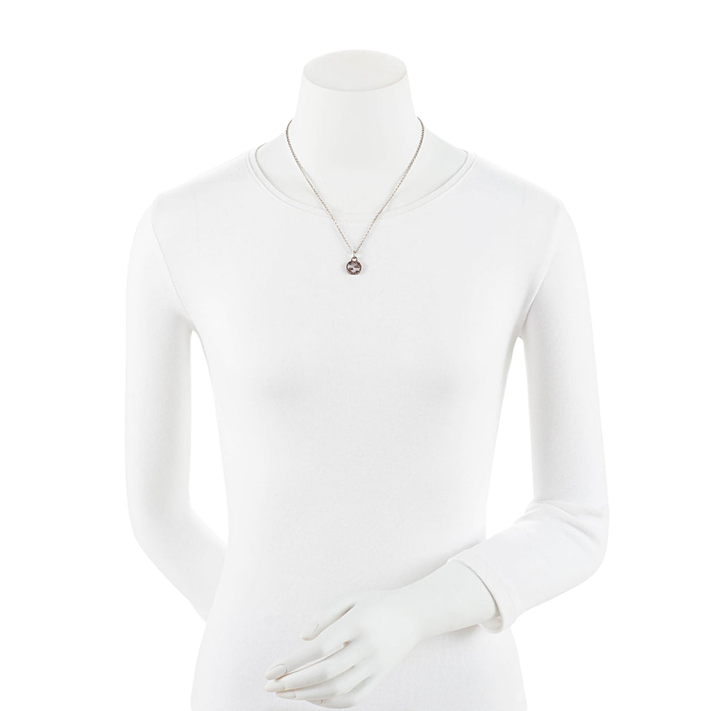Gucci Sterling Silver Interlocking G Necklace