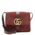 Gucci Suede Arli Medium Shoulder Bag