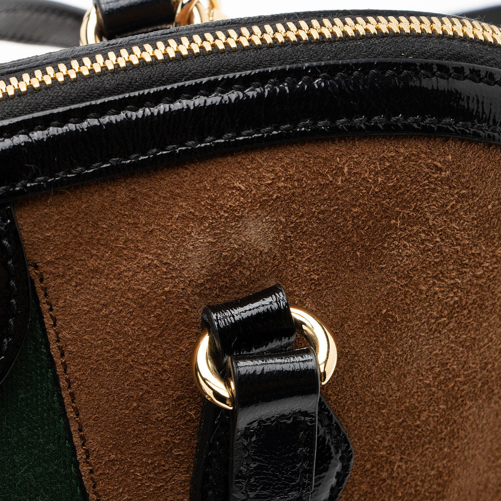 Gucci Suede Ophidia Dome Medium Satchel (SHF-SwVXHC)