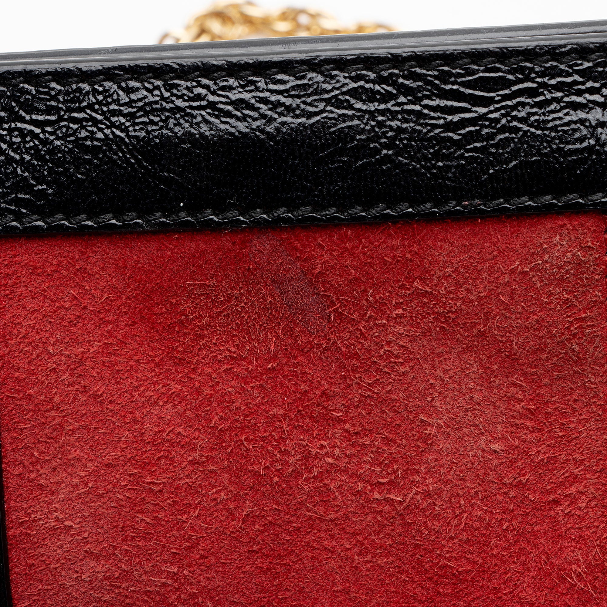 Gucci Suede Ophidia Medium Chain Shoulder Bag