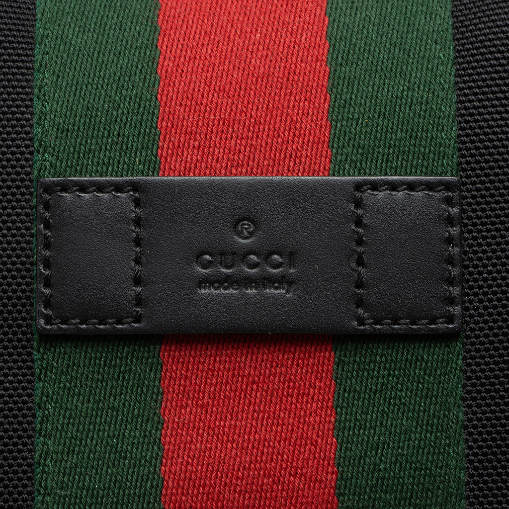 Gucci Techno Canvas Web Convertible Medium Tote