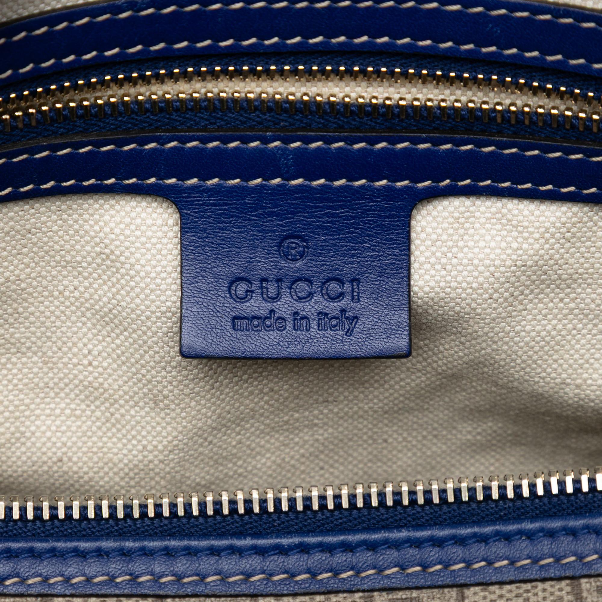 Gucci Unicef Medium GG Supreme American Flag Joy Boston Bag