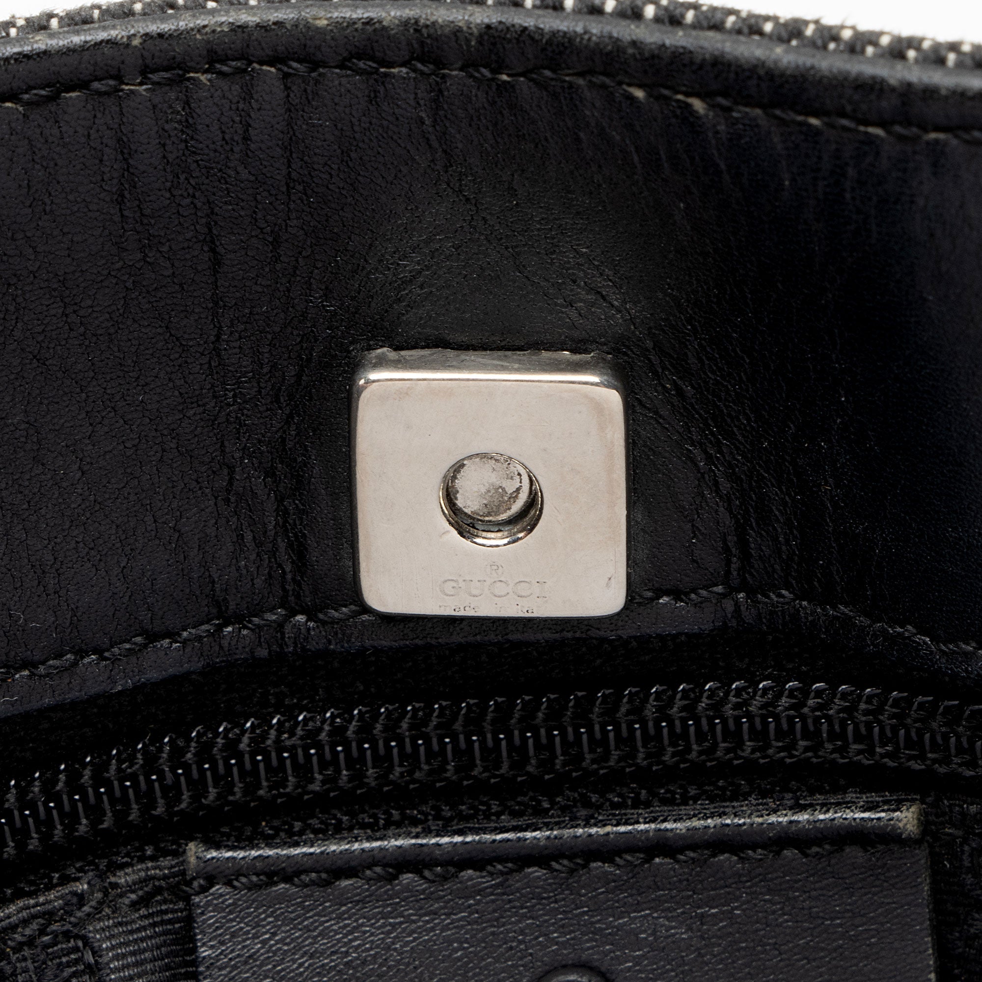 Gucci Vintage Denim Web Tote