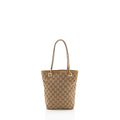Gucci Vintage GG Canvas Medium Bucket Tote