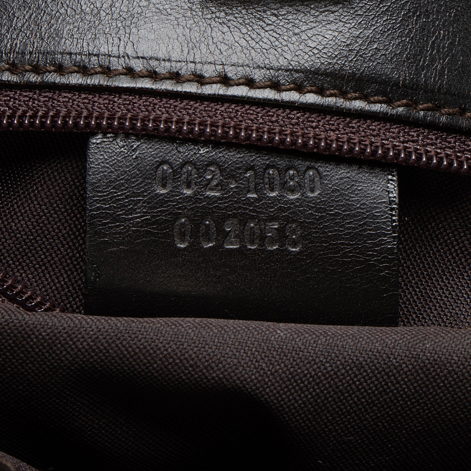 Gucci Vintage GG Canvas Double Pocket Tote