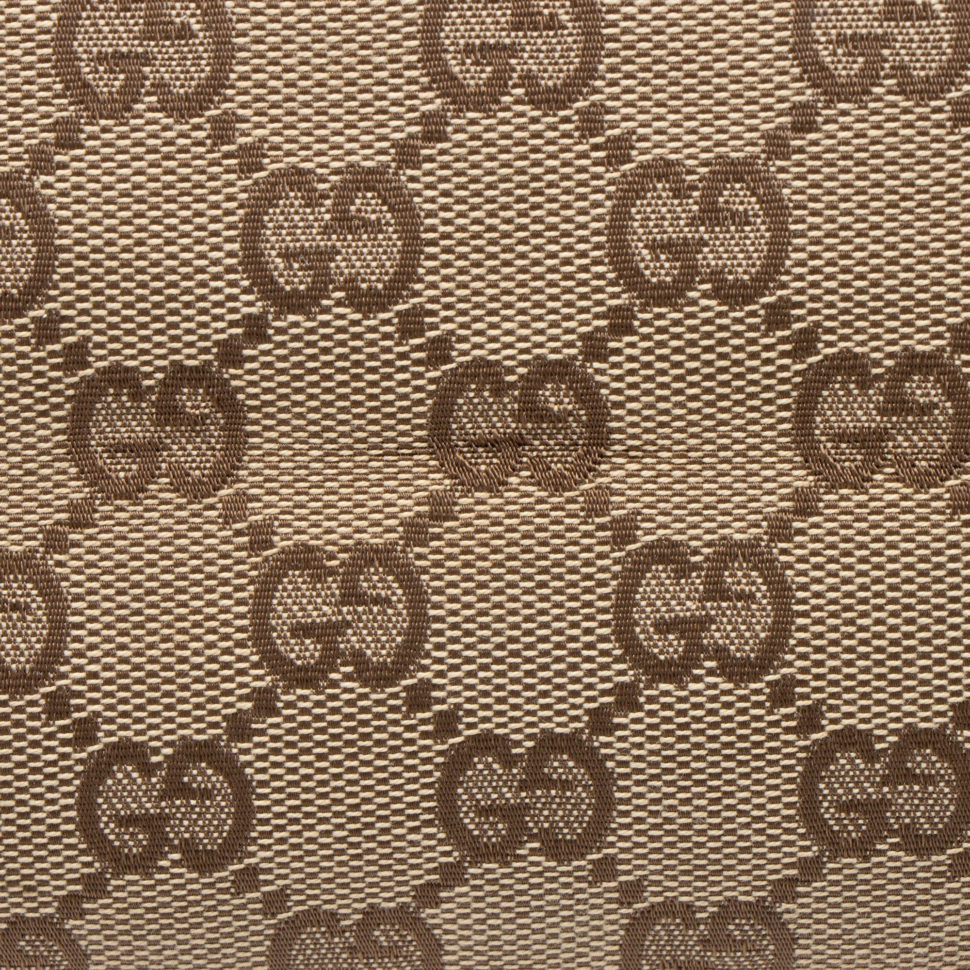 Gucci Vintage GG Canvas Double Pocket Tote