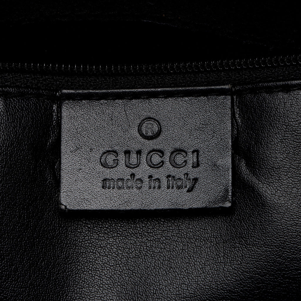 Gucci Vintage GG Canvas Drawstring Tote (SHF-psl0Np)