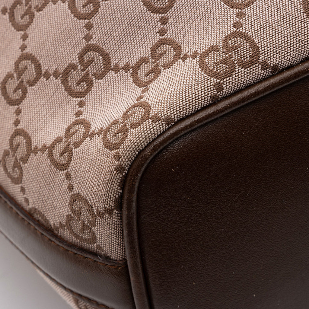Gucci Vintage GG Canvas Hobo (SHF-A3NrpF)