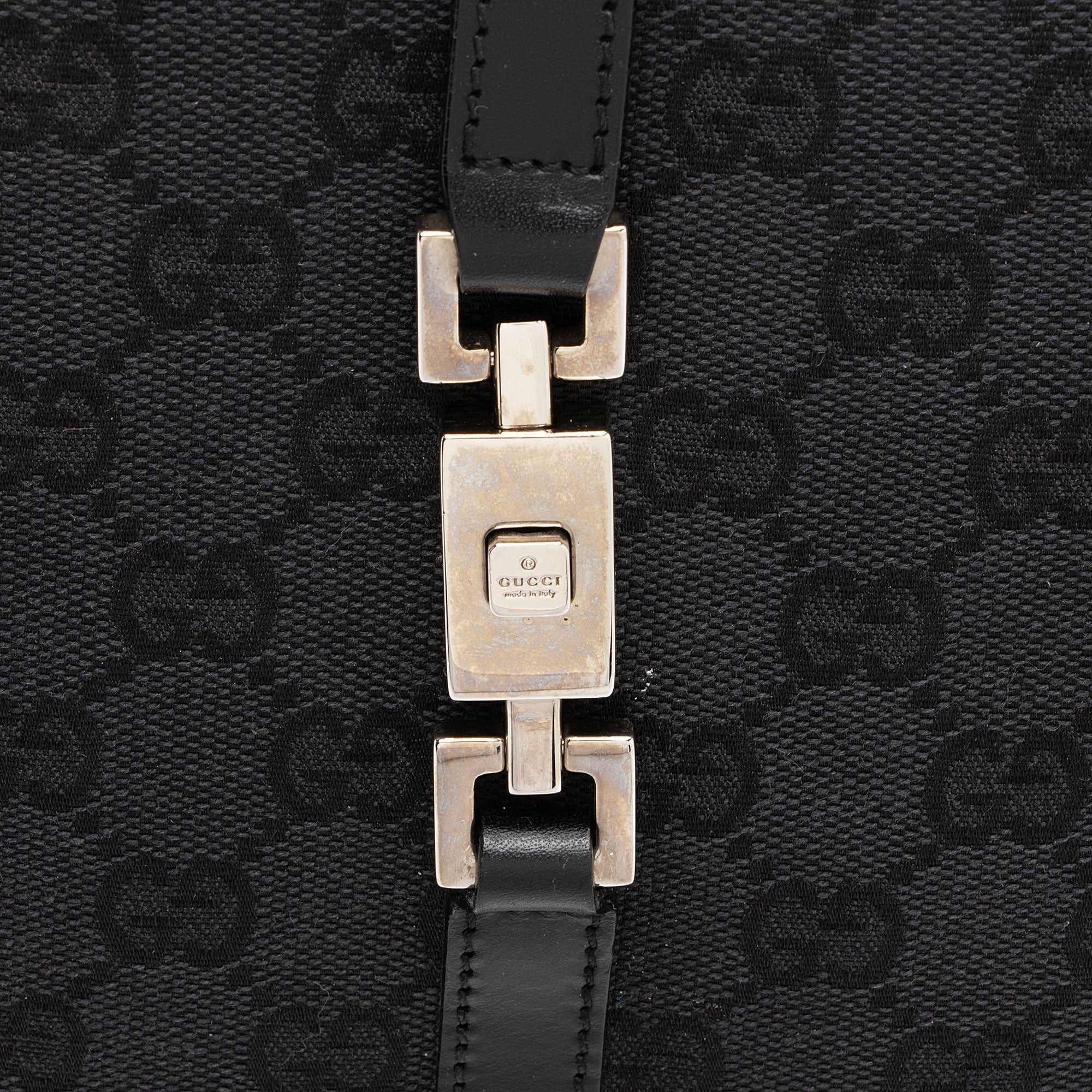 Gucci Vintage GG Canvas Jackie Dome Satchel (SHF-TGvarJ)