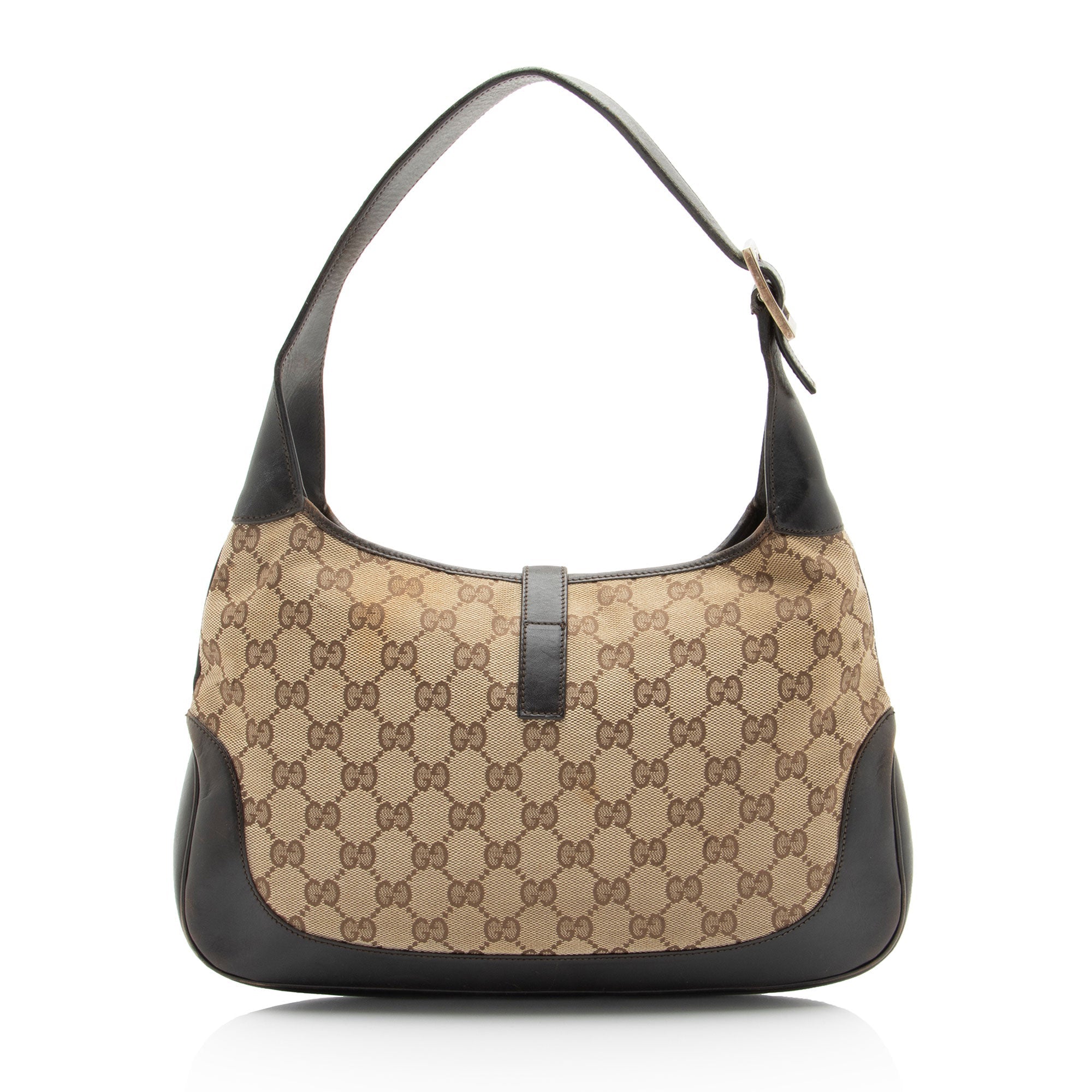 Gucci Vintage GG Canvas Jackie Shoulder Bag