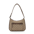 Gucci Vintage GG Canvas Front Pocket Shoulder Bag (SHF-OHFAEM)