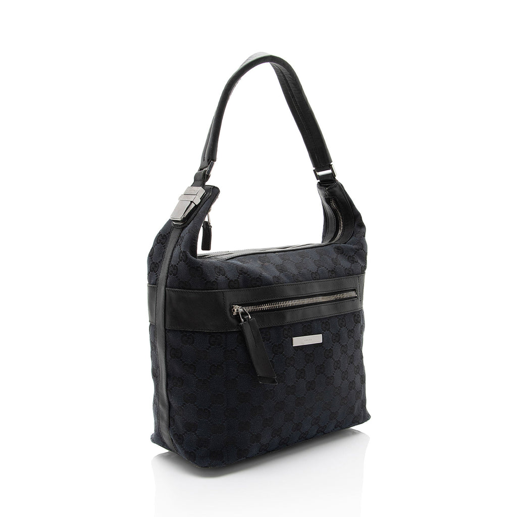 Gucci Vintage GG Canvas Small Shoulder Bag