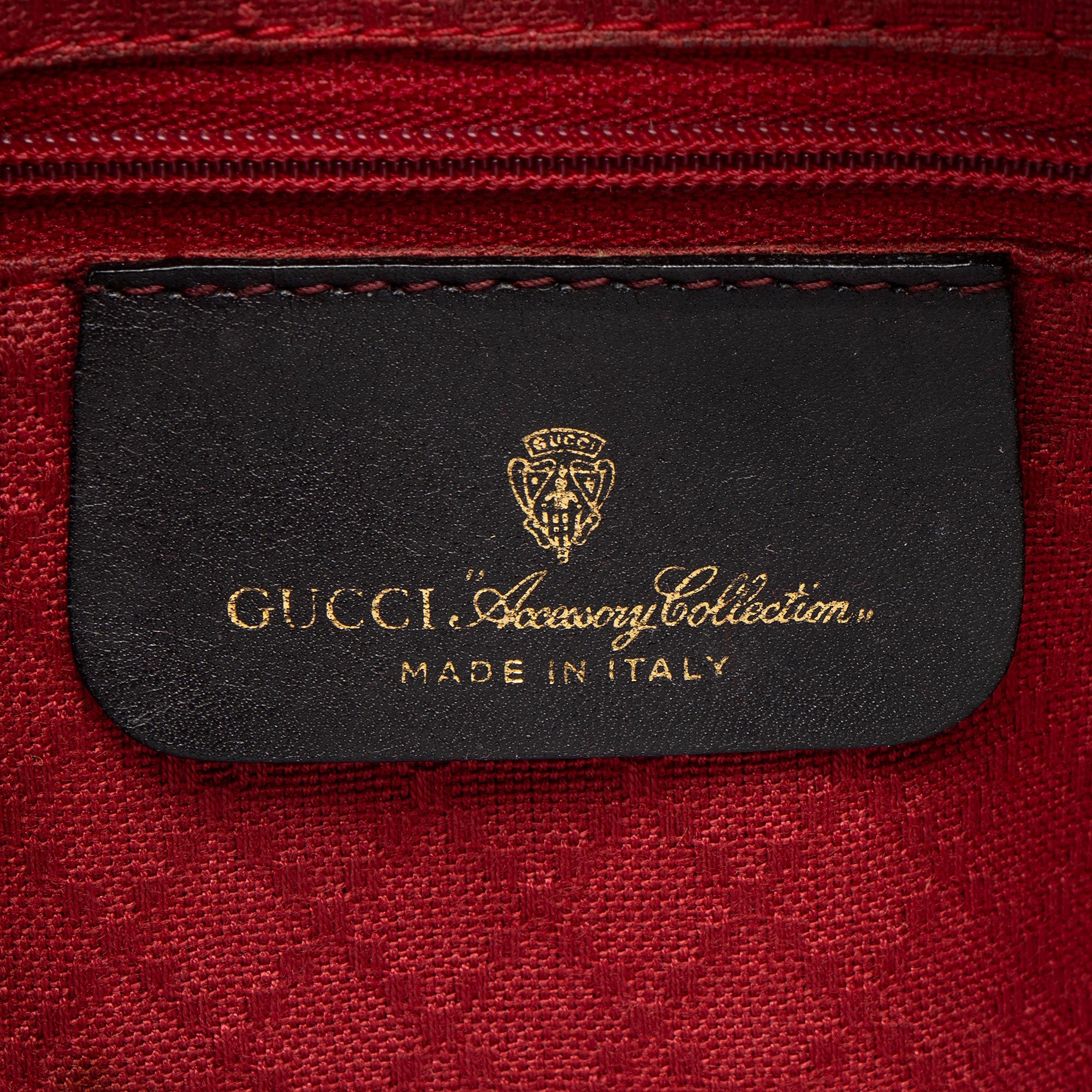 Gucci Vintage GG Canvas Web Small Boston Bag