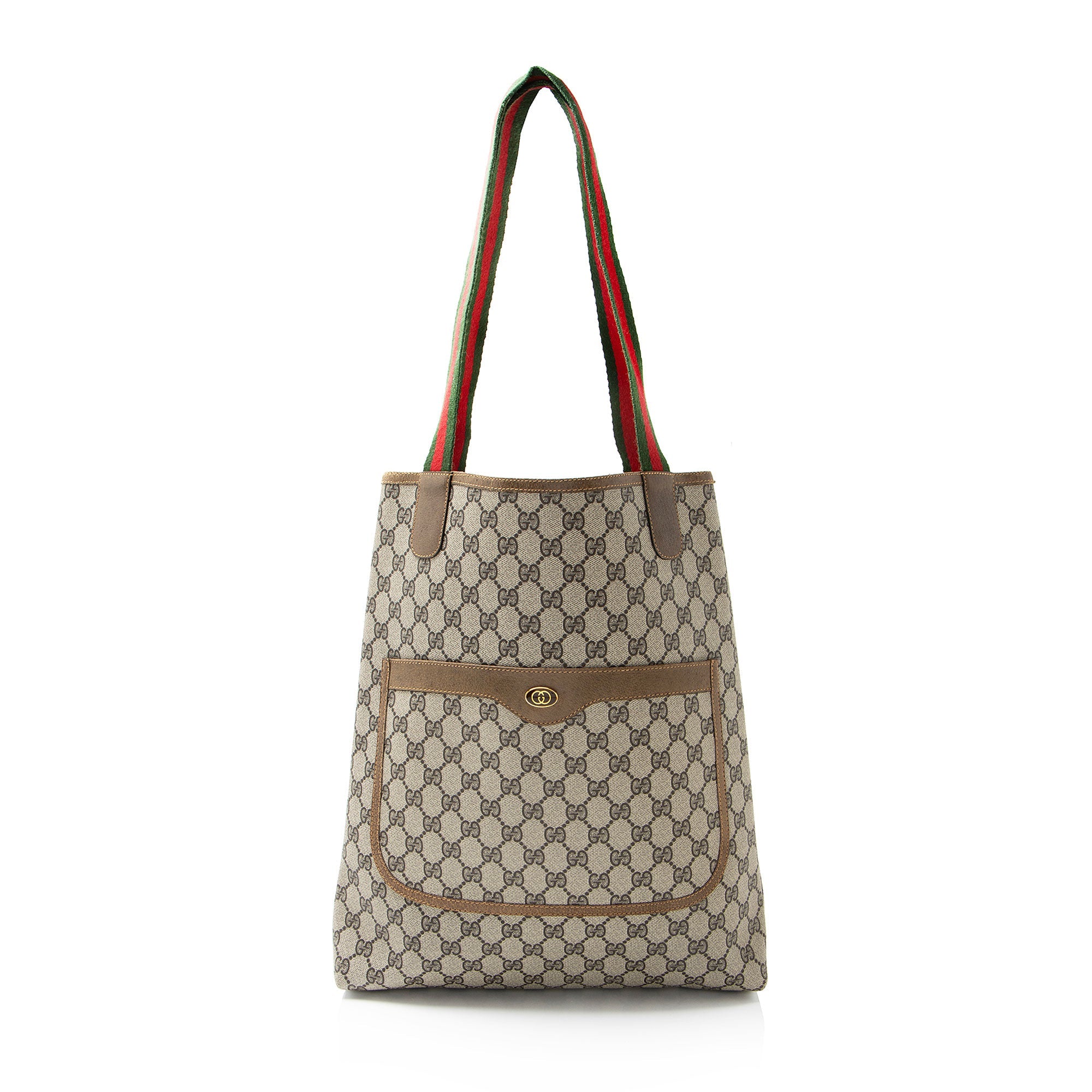 Gucci Vintage GG Plus Web Tote