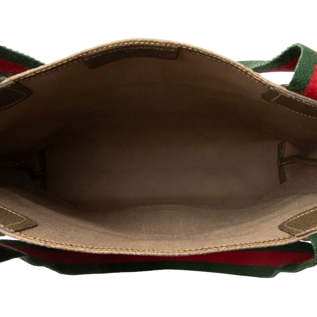 Gucci Vintage GG Plus Web Tote