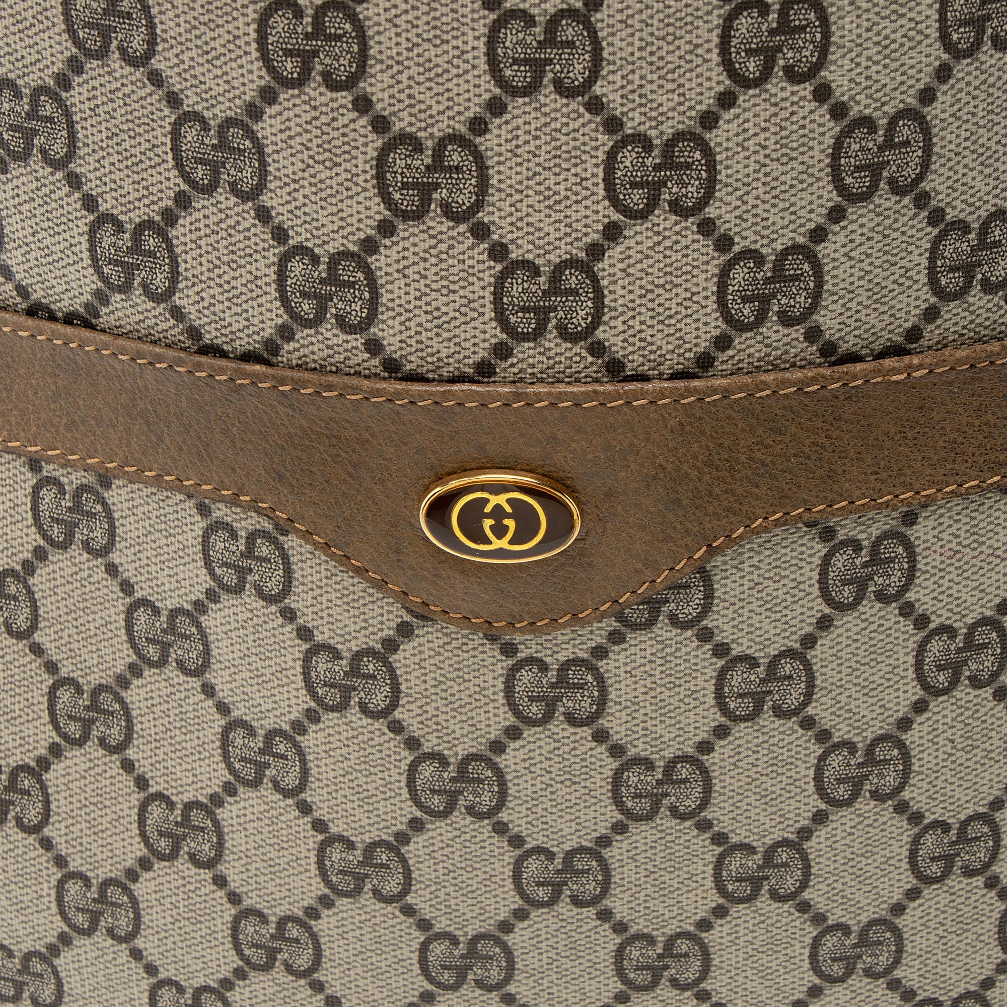 Gucci Vintage GG Plus Web Tote