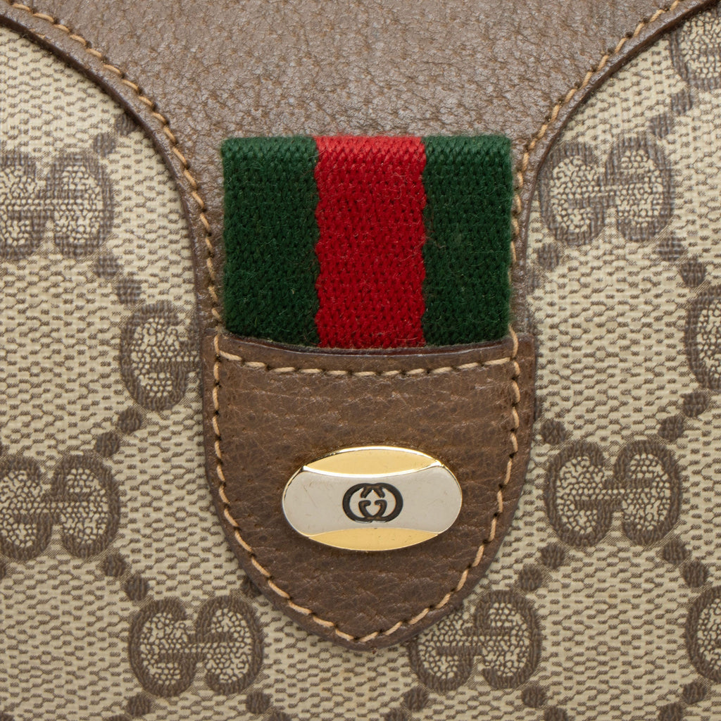 Gucci Vintage GG Supreme Web Boston Bag