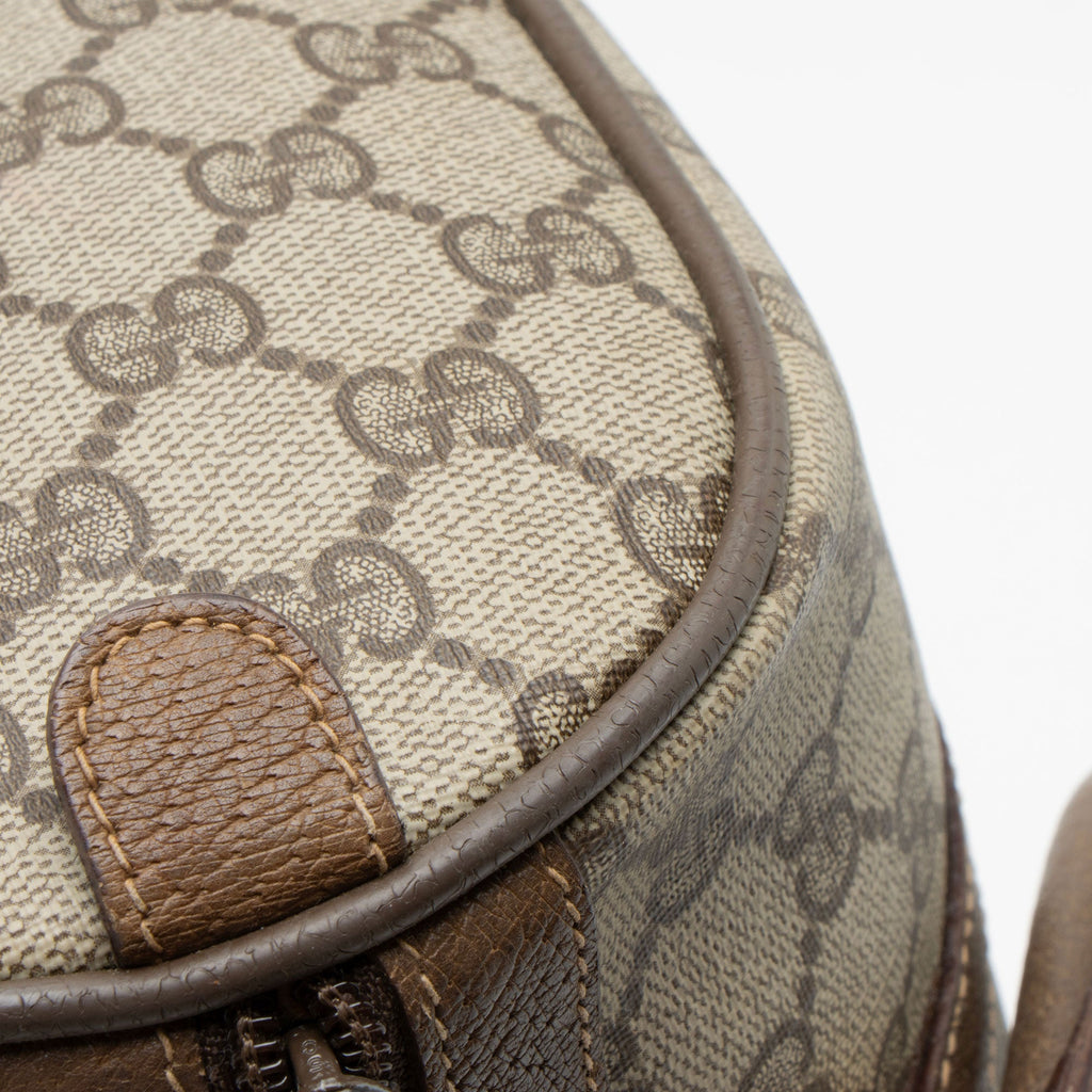 Gucci Vintage GG Supreme Web Boston Bag