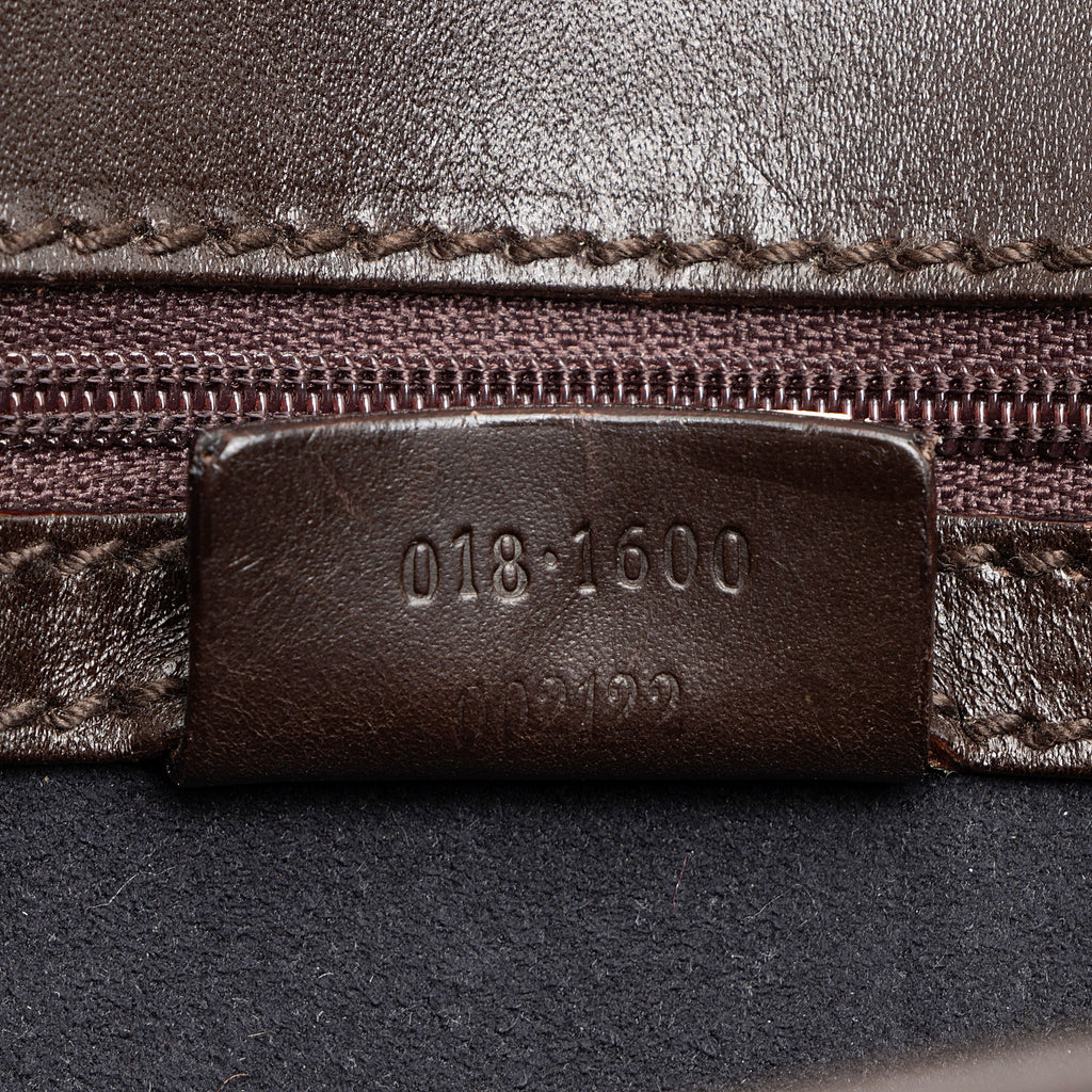 Gucci Vintage Leather Padlock Wristlet