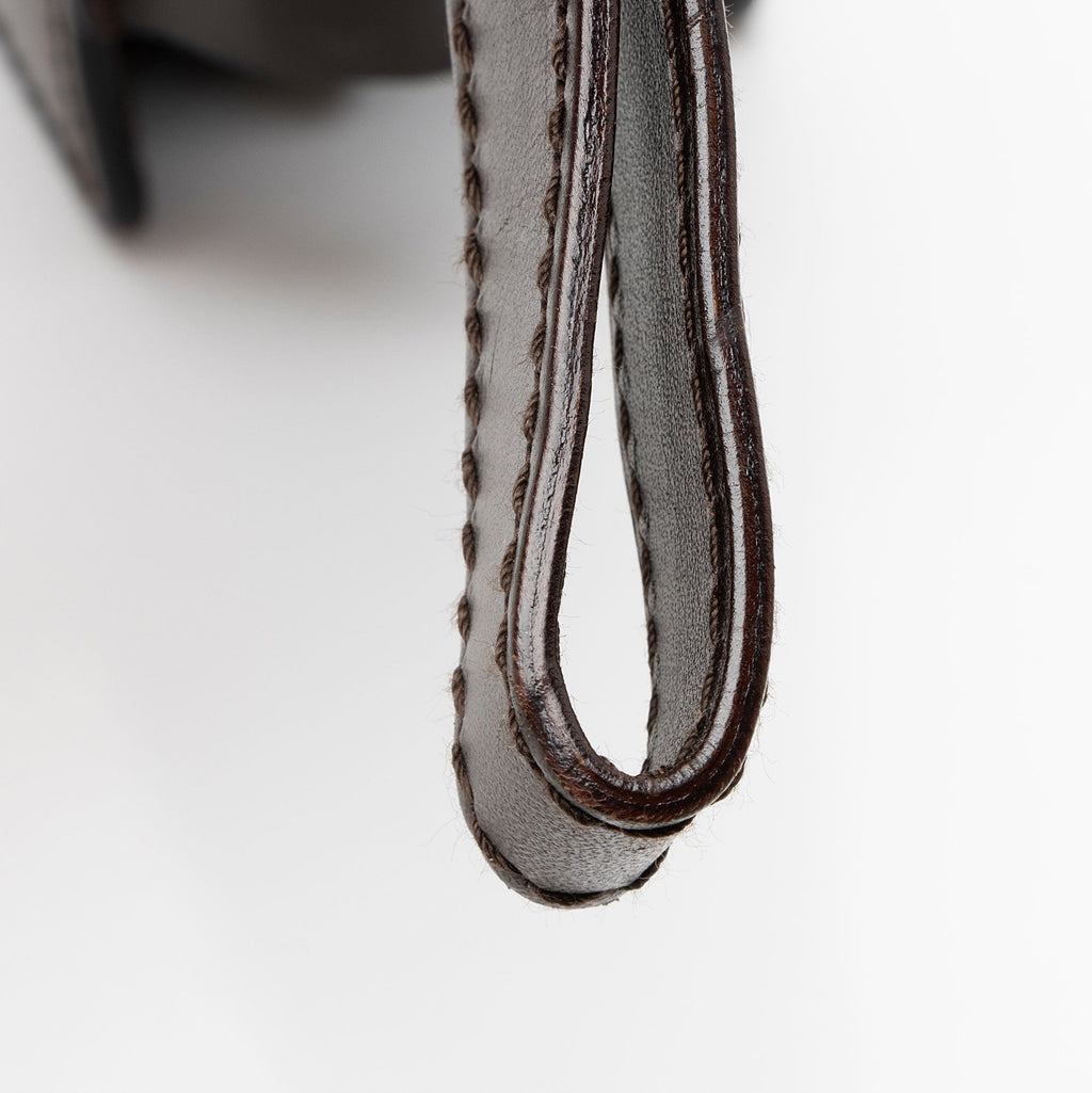 Gucci Vintage Leather Padlock Wristlet