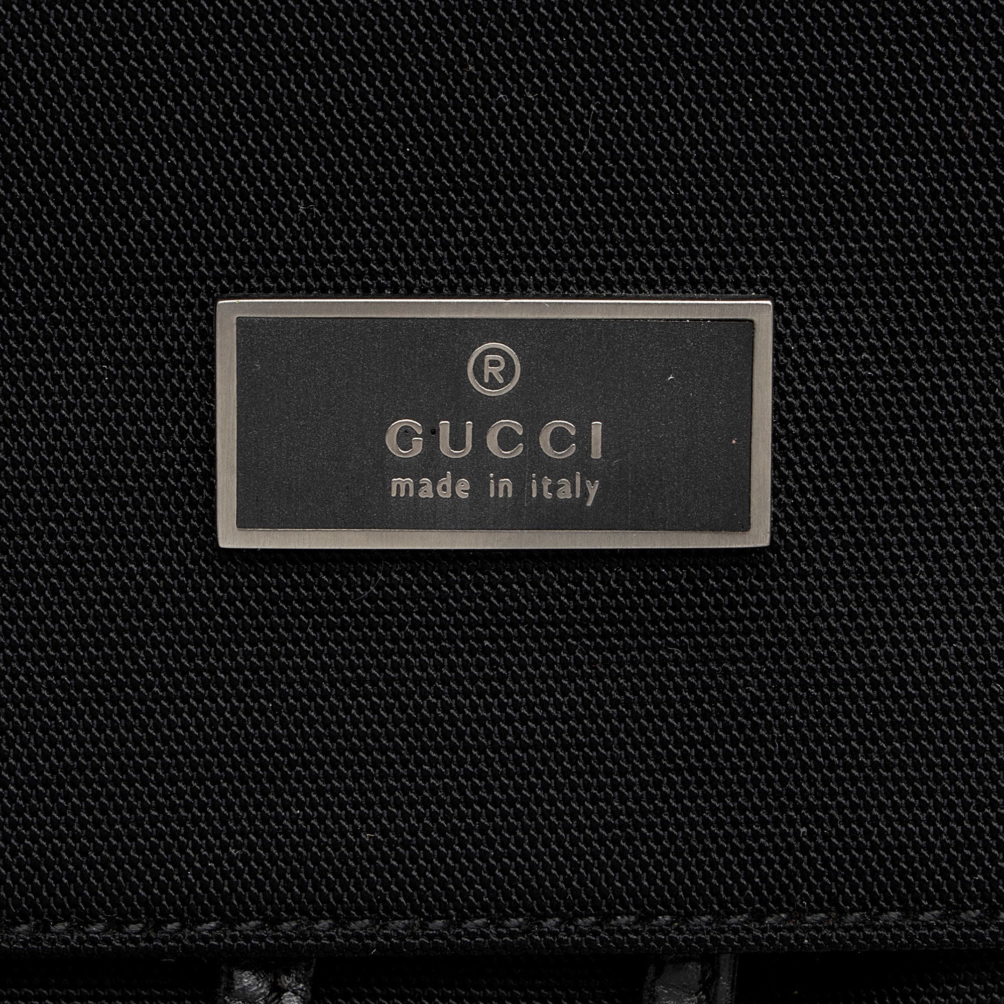 Gucci Vintage Nylon Backpack (SHF-B0jNII)