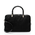 Gucci Vintage Nylon Bamboo Satchel