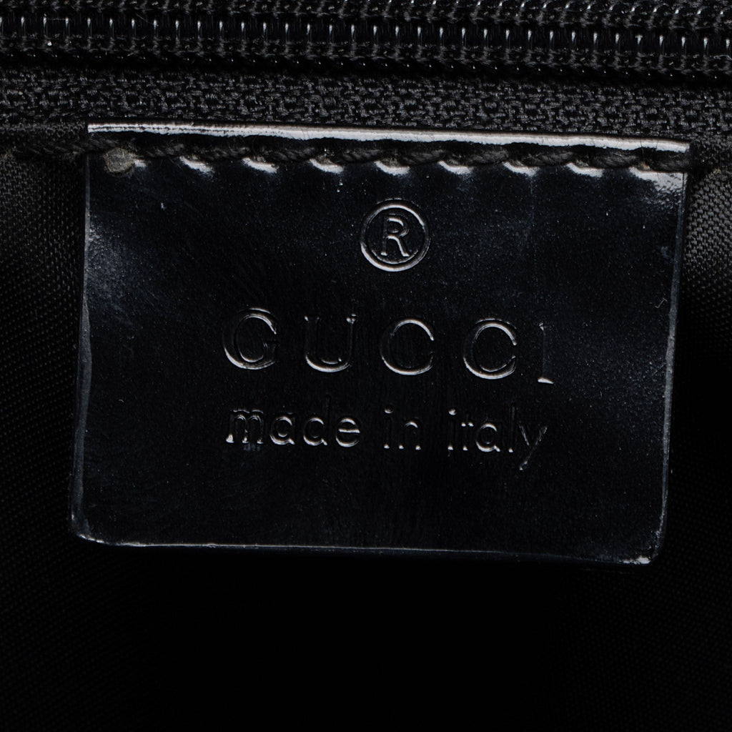Gucci Vintage Nylon Bamboo Satchel