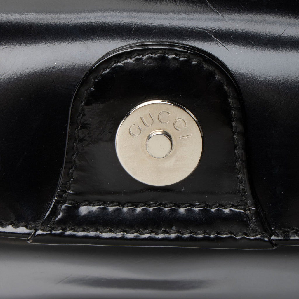 Gucci Vintage Patent Leather Soho Shoulder Bag