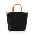 Gucci Vintage Quilted Nylon Bamboo Tote