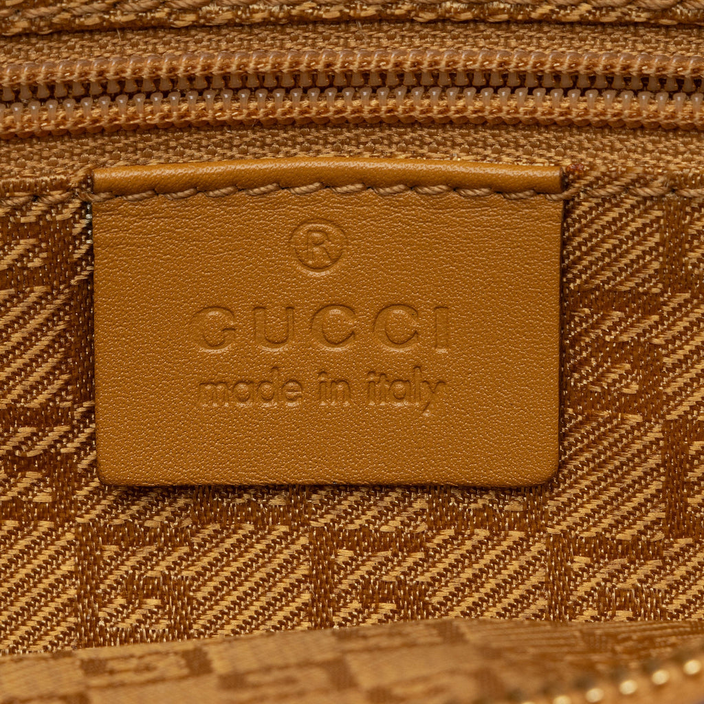 Gucci Vintage Suede Bamboo Medium Hobo (SHF-3Ppy3r)