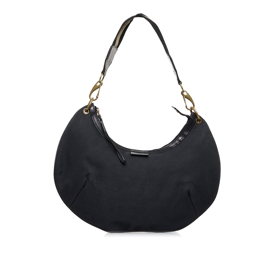 Gucci Web Canvas Hobo Bag (SHG-1apzWo)