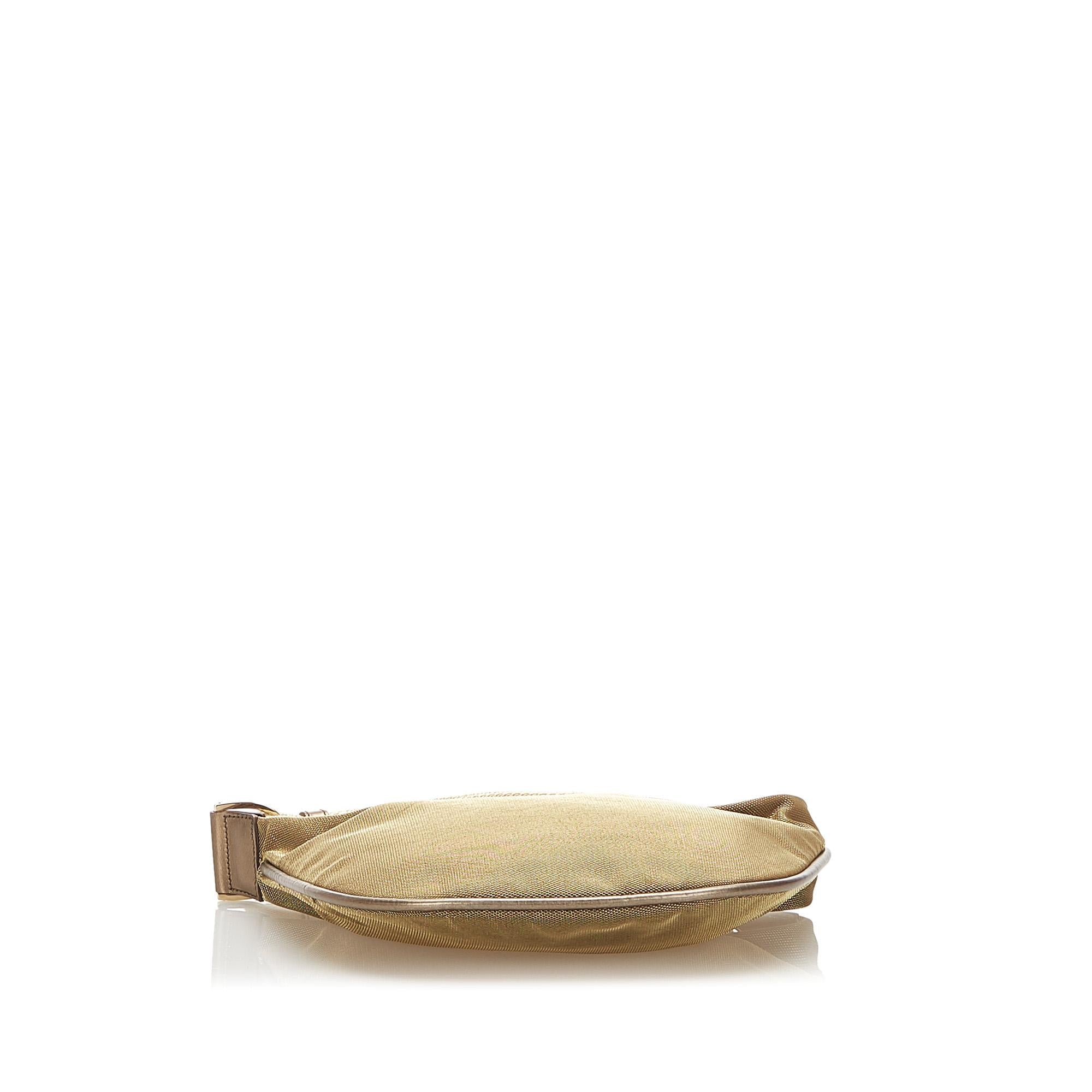 Gucci Web Canvas Shoulder Bag (SHG-32365)