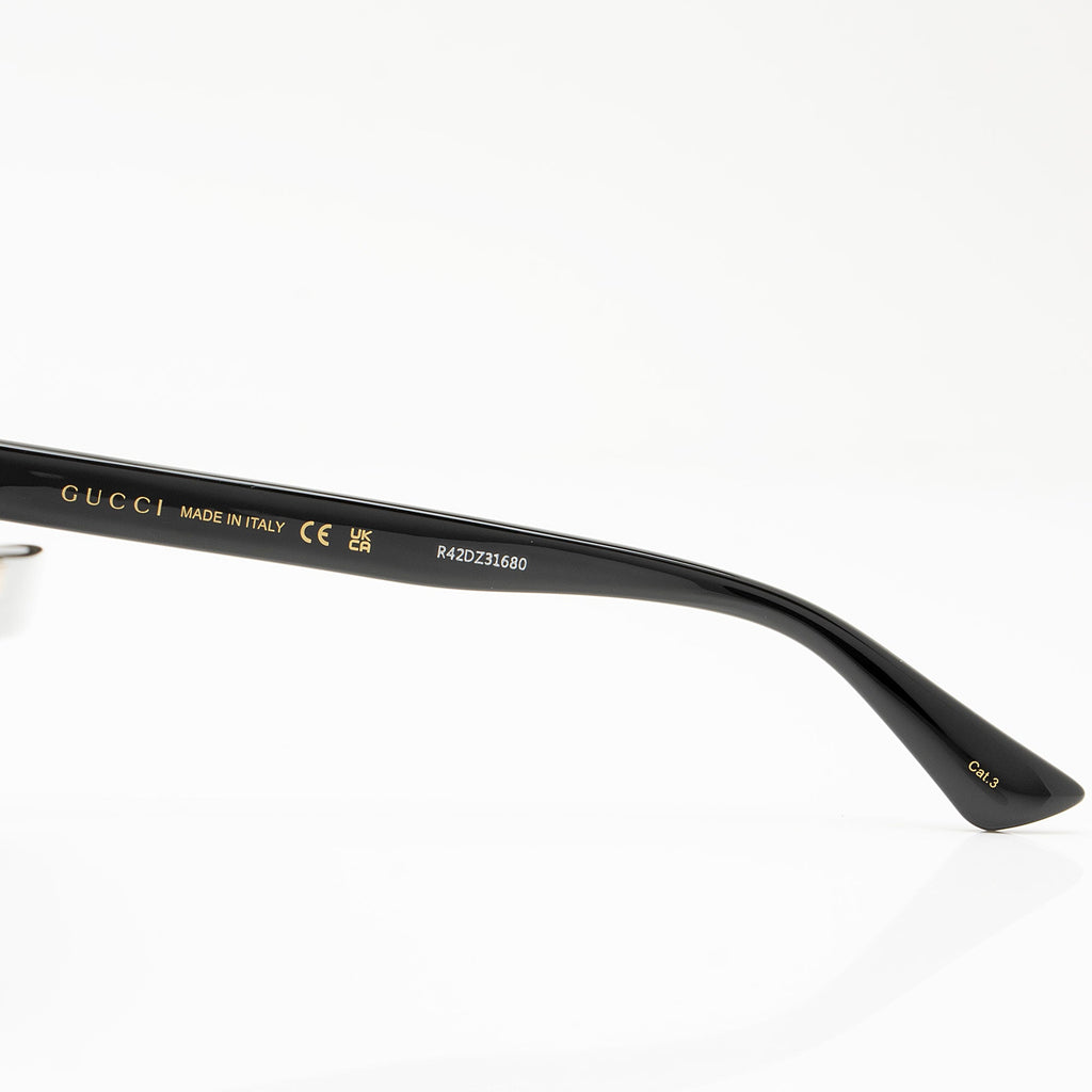Gucci Web Logo Square Sunglasses