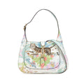 Gucci Yuko Higuchi Small Calfskin  Floral Print Jackie 1961