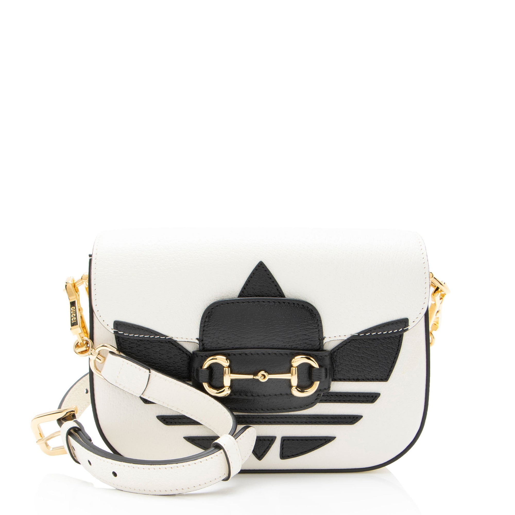 Gucci x Adidas Calfskin Horsebit 1955 Small Shoulder Bag