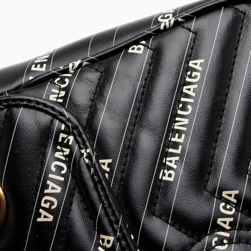 Gucci x Balenciaga Matelasse Leather GG Marmont The Hacker Project Medium Flap Bag