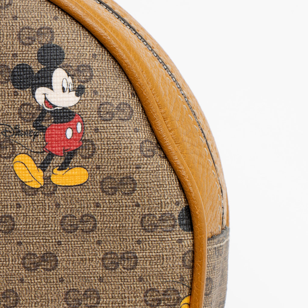 Gucci x Disney Micro GG Canvas Mickey Mouse Round Backpack