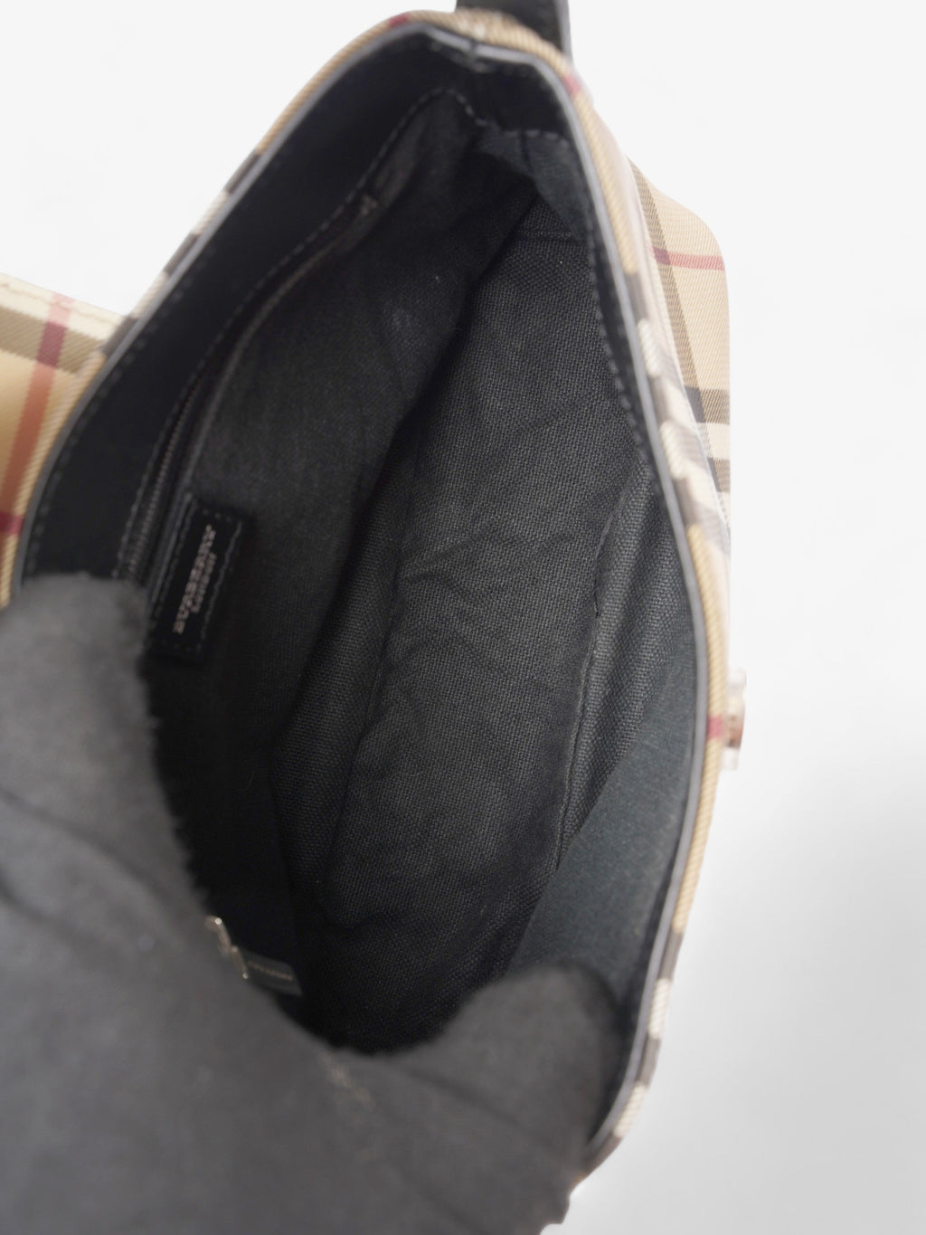 Burberry Small Tote House Check / Black PVC