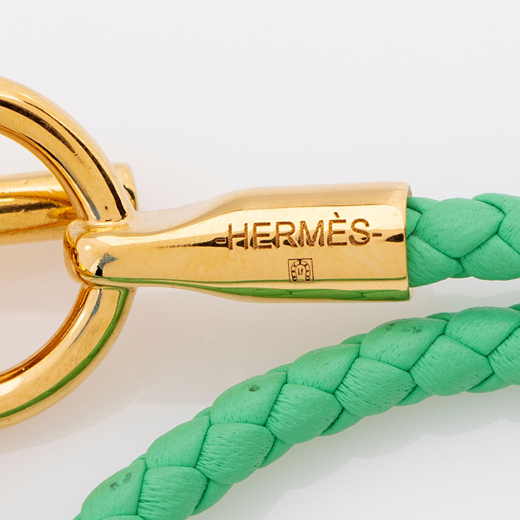 Hermes Braided Swift Glenan Double Tour Bracelet